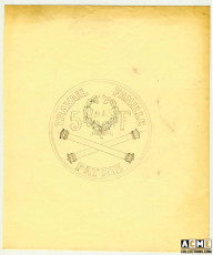 Dessin n° 13 projet 5 francs Pétain 1941. Bazor