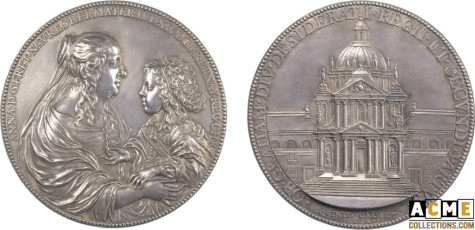Anne d'Autriche et Louis XIV par Jean Varin