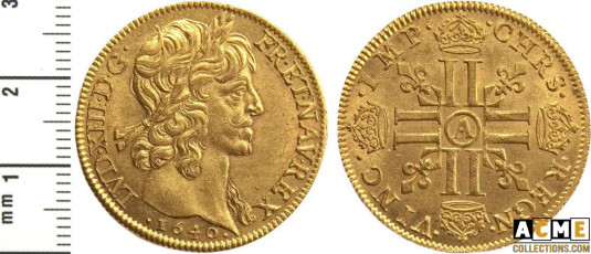 Louis XIII. Double Louis d'or, 1640 A