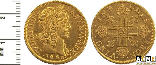 Louis XIII. Louis d'or, 1640 A