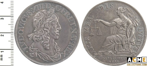 Louis XIII. Essai à la Moneta, 1641