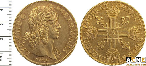 Louis XIII. Pièce de 8 Louis, 1640 A