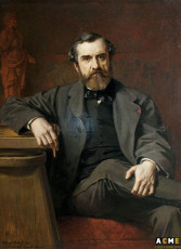 Jean-Auguste Barre par Edouard Dubufé en 1869.
