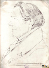 Portrait de Jacques-Jean Barre par son fils Auguste.